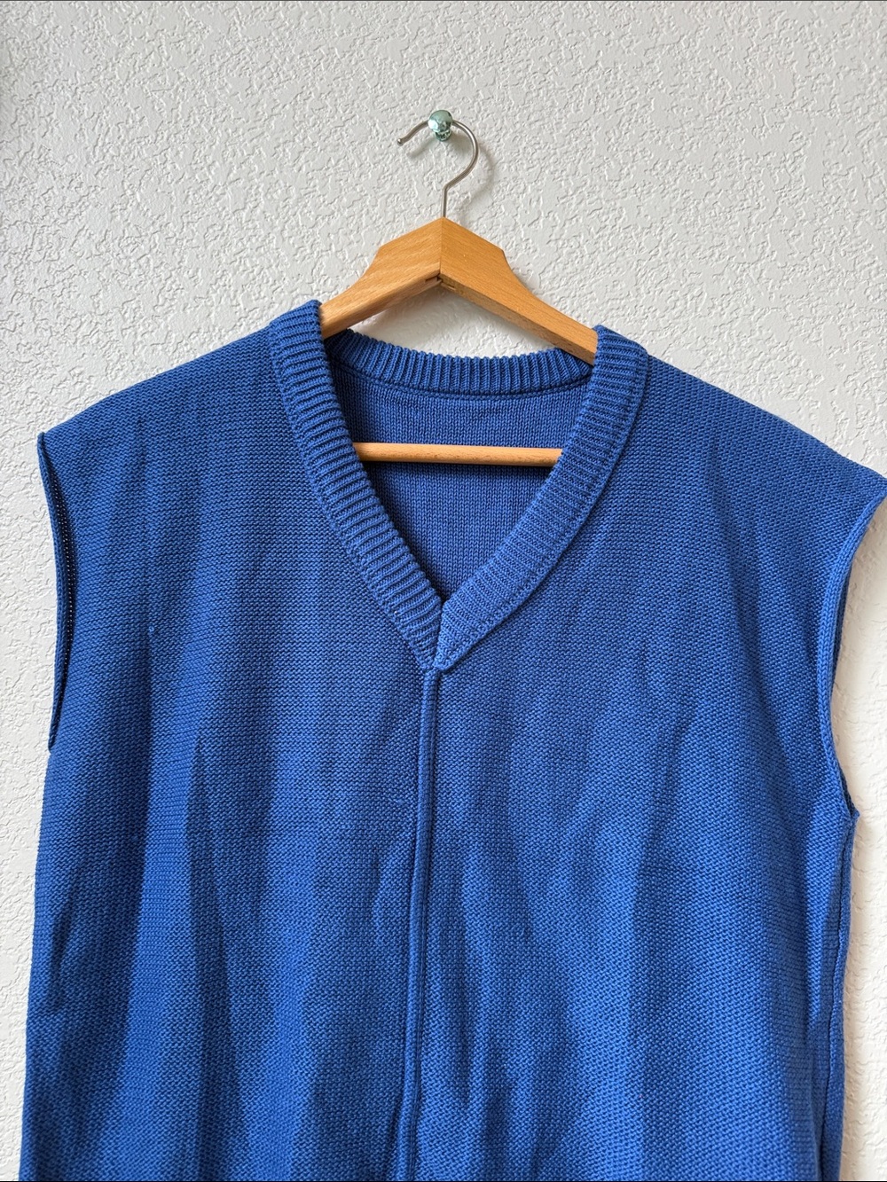 Amazon Sweater Tank Top Royal Blue Size Small - Picture 4 of 11